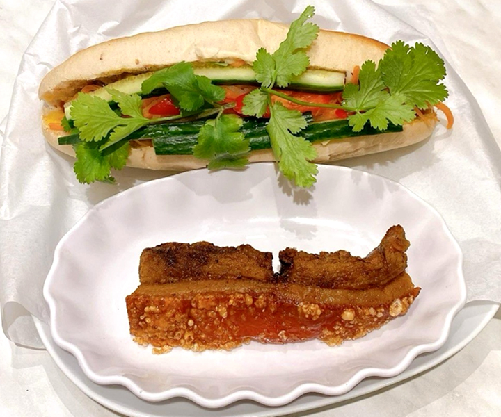 Roasted pork belly
